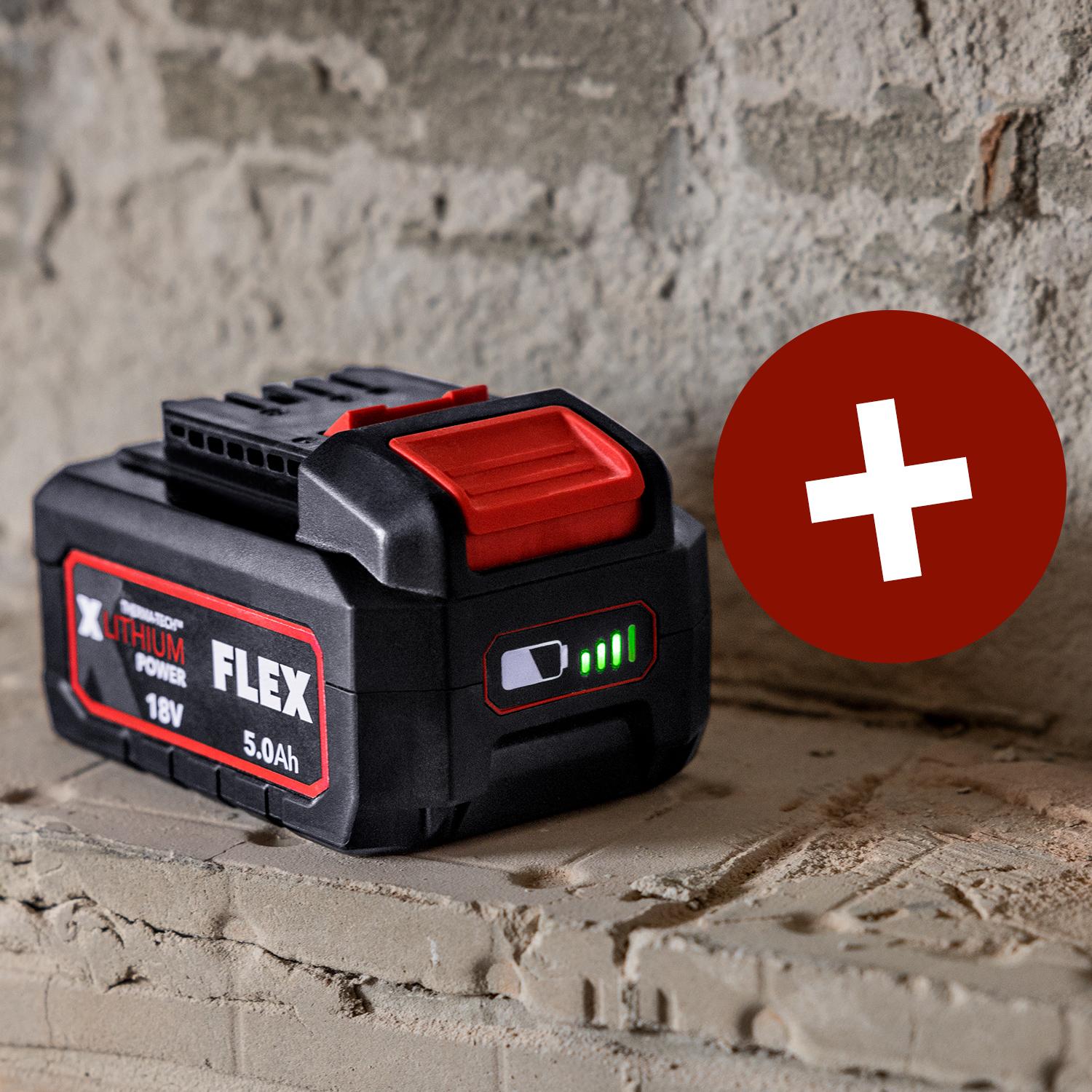 Gratis Akkupack 18 Volt von FLEX sichern